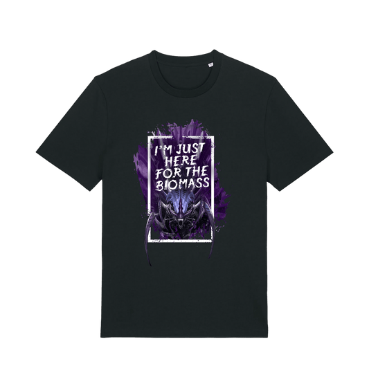 Black Printed T-shirt Front