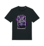 Black Printed T-shirt Front