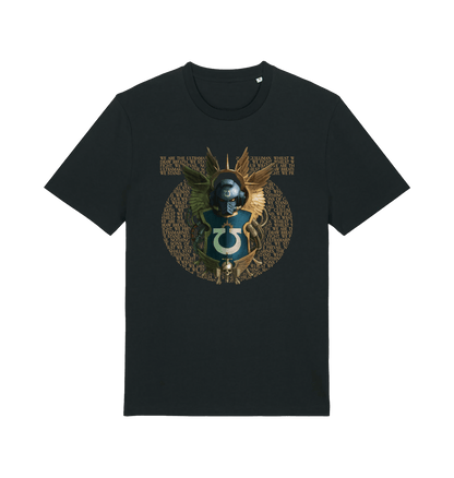 Black Printed T-shirt Front