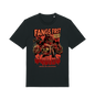 Black Printed T-shirt Front