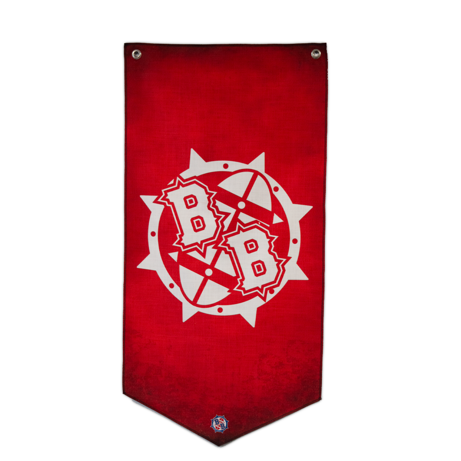 Blood Bowl Red Logo Wall Banner