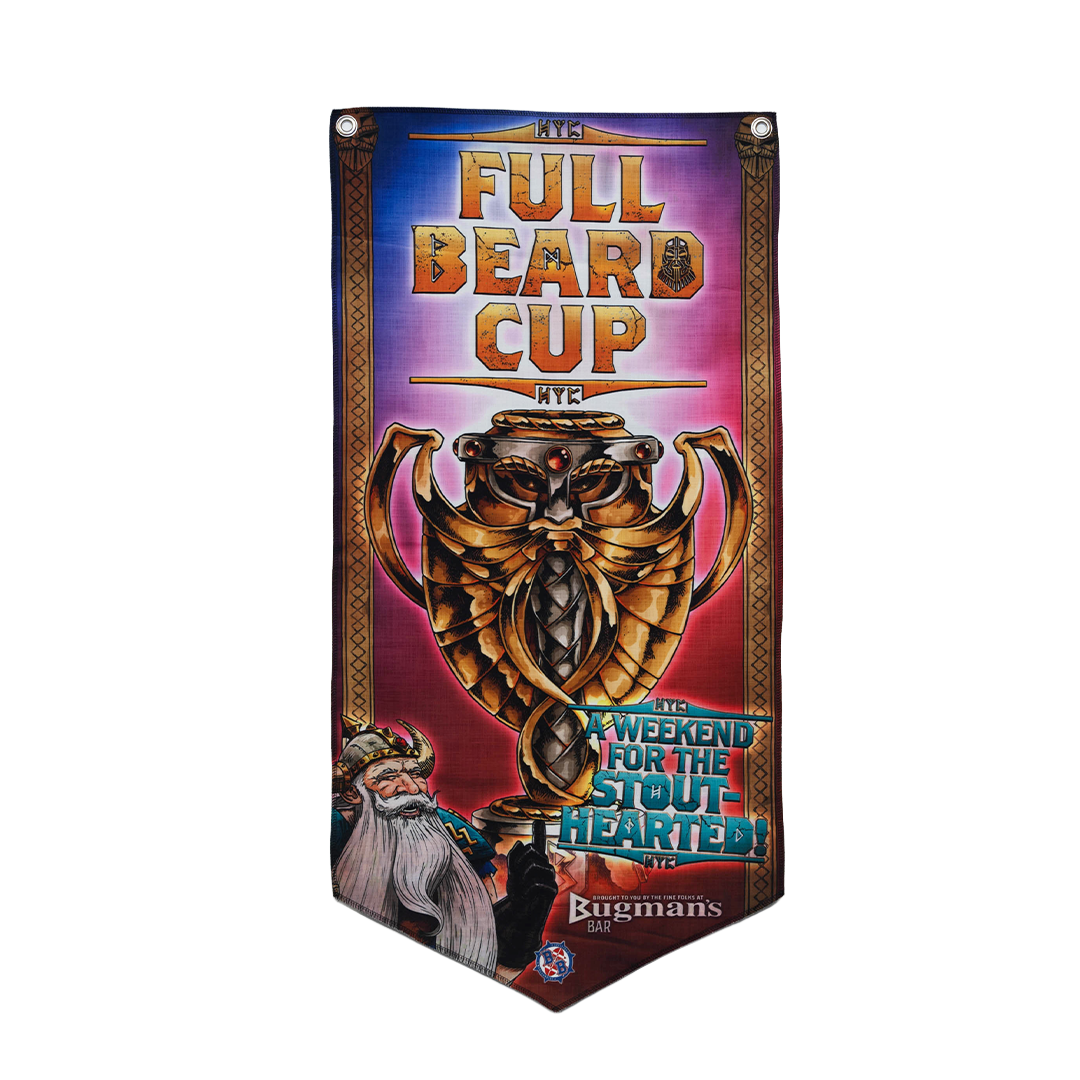 Blood Bowl Full Beard Cup Event Wall Banner