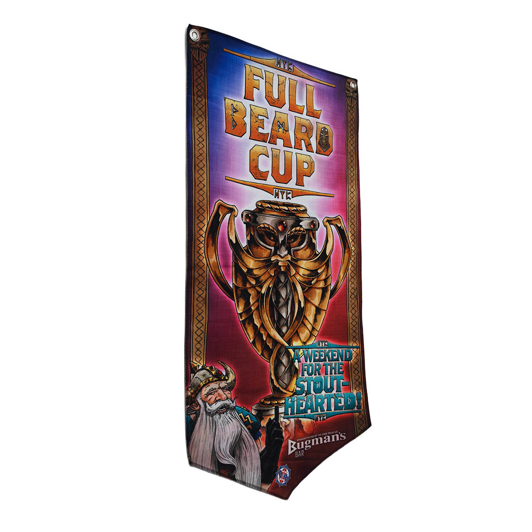 Blood Bowl Full Beard Cup Event Wall Banner
