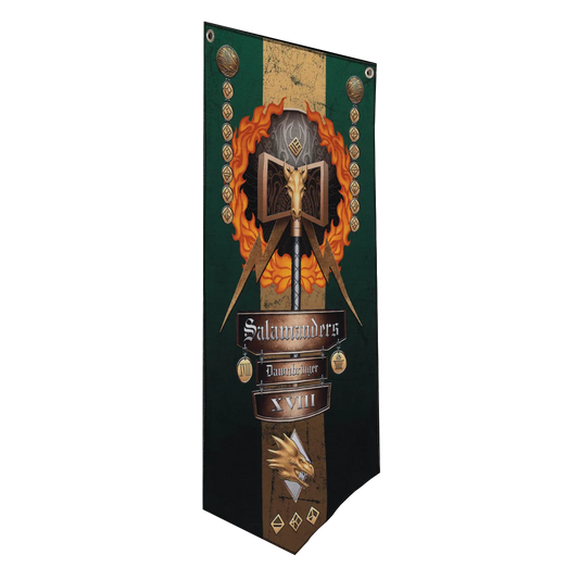 salamanders Wall Banners Side View