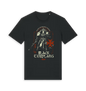 Black Printed T-shirt Front